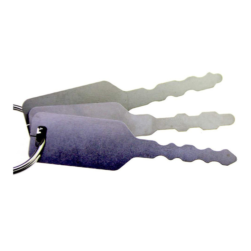 16pcs Jiggler Lock Pick Set Steel Car Door Lock Pick Tool Unlocking Lockpicks Locksmith Tools
