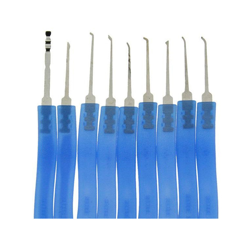 9PCS Stainless Steel Lock Picks Set Lock Picking tool Lock Pick Tools Set Lock Opener Locksmith Tools
