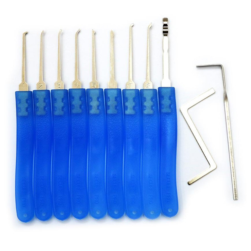 9PCS Stainless Steel Lock Picks Set Lock Picking tool Lock Pick Tools Set Lock Opener Locksmith Tools