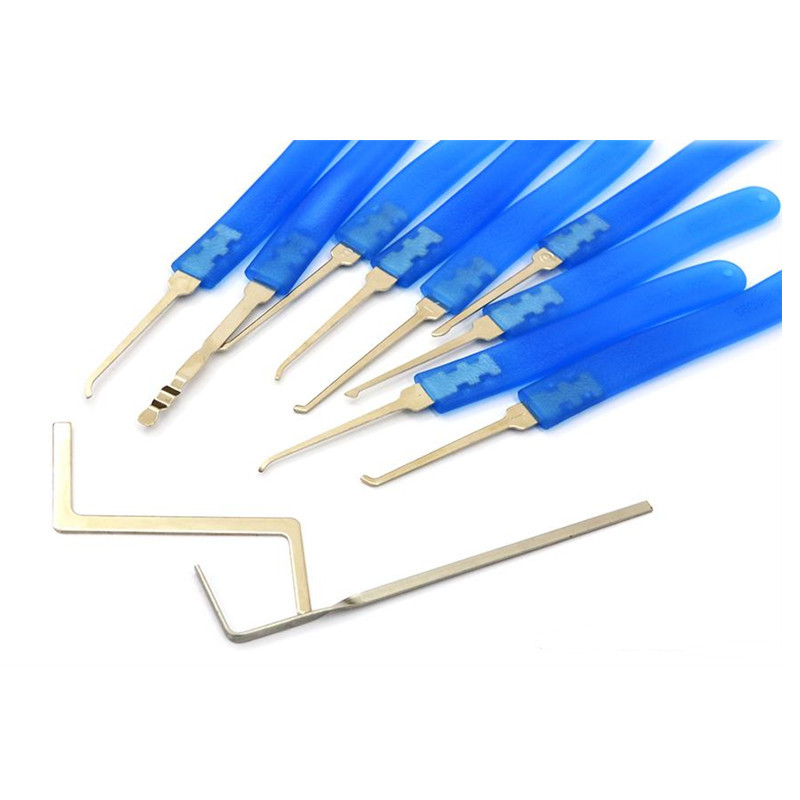 9PCS Stainless Steel Lock Picks Set Lock Picking tool Lock Pick Tools Set Lock Opener Locksmith Tools