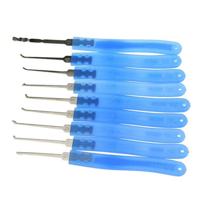 9PCS Stainless Steel Lock Picks Set Lock Picking tool Lock Pick Tools Set Lock Opener Locksmith Tools