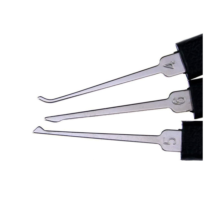 9PCS Stainless Steel Lock Picks Set Lock Picking tool Lock Pick Tools Set Lock Opener Locksmith Tools