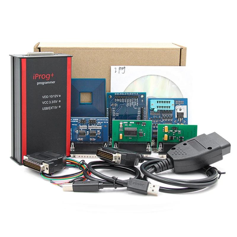 V85 Iprog Programmer IPROG+ IPROG PRO Support IMMO + Mileage Correction + Airbag Reset Replace Carprog Digiprog 3 Tango