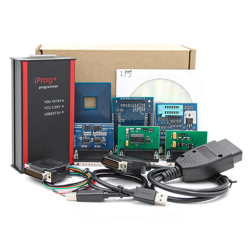 V85 Iprog Programmer IPROG+ IPROG PRO Support IMMO + Mileage Correction + Airbag Reset Replace Carprog Digiprog 3 Tango