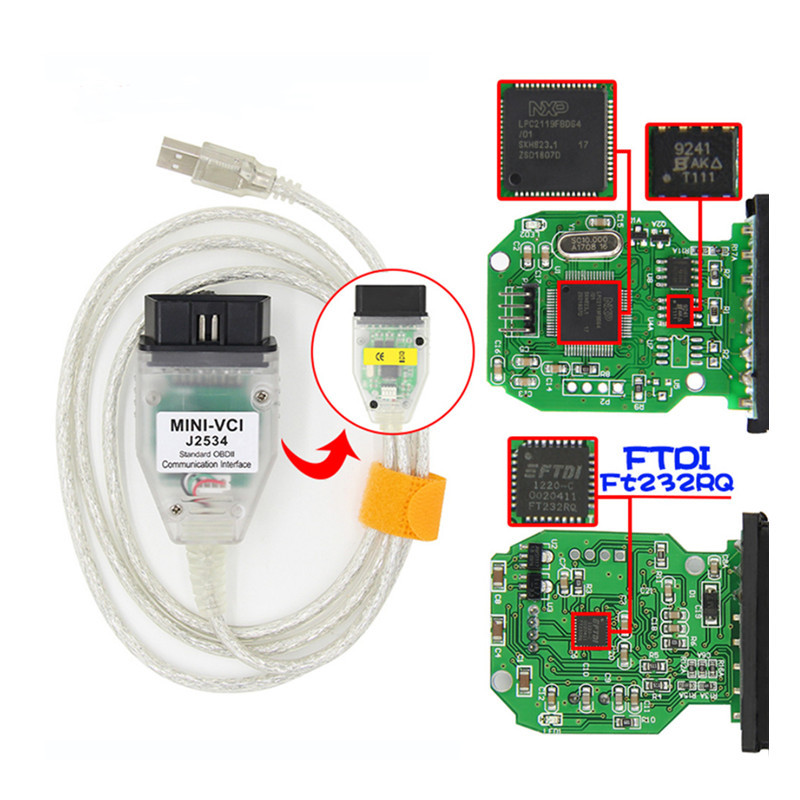 MINI VCI For Toyota TIS Techstream V16.20.023 Mini Vci J2534 Techstream Single diagnostic Cable