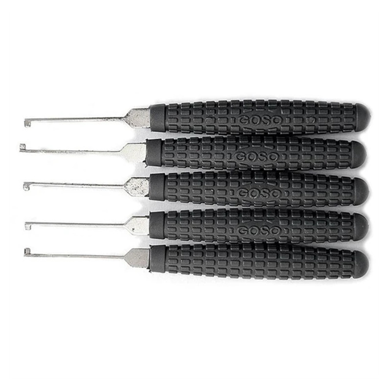 Goso 14pcs Dimple Lock Pick Set with Round Handle Auto Smart Used Lock Pick Tool