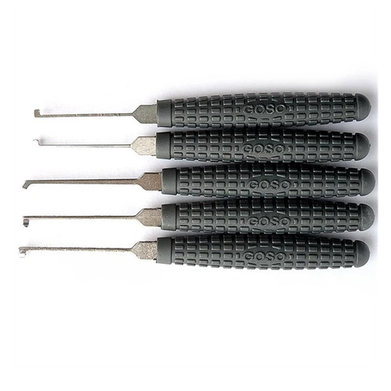Goso 14pcs Dimple Lock Pick Set with Round Handle Auto Smart Used Lock Pick Tool
