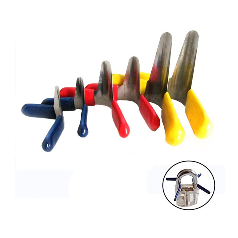 Strong Lock Pick Gun + 10pcs Broken Key Extractor Kit +6pcs Padlock Shim Picks Locksmith Tool Set