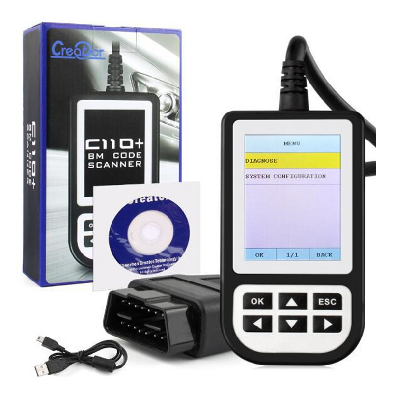 V6.2 Creator C110 C110+ BMW Code Reader Scanner Multi-System Scan Tool
