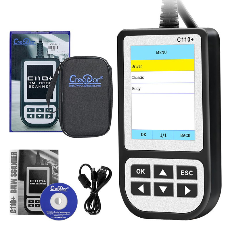 V6.2 Creator C110 C110+ BMW Code Reader Scanner Multi-System Scan Tool
