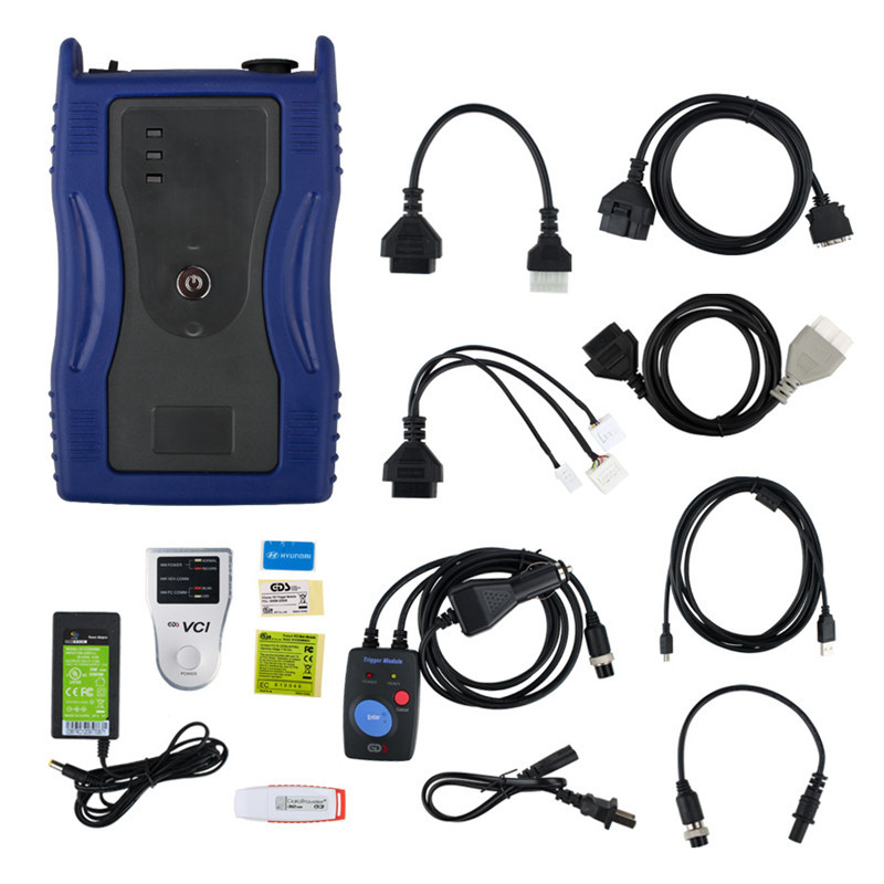 V19 GDS VCI Diagnostic Tool for KIA & Hyundai with Trigger Module Firmware V2.02 Software Support Flight Record Function