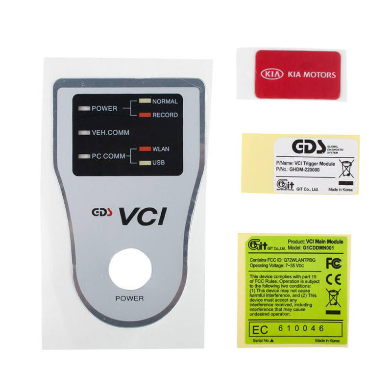 GDS VCI for Hyundai and Kia Diagnostic Tool Firmware V2.24 Hyundai Software V19 Kia Software V12
