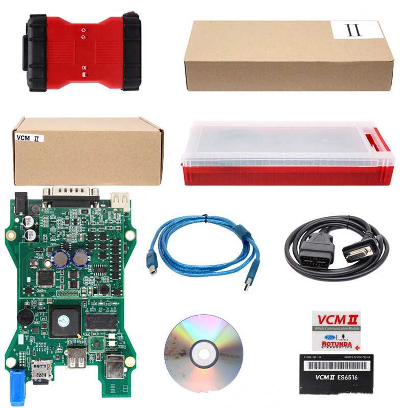 Best Quality Ford VCM 2 Full Chip VCM2 VCM II IDS V115 2 In 1 Diagnostic Tool For Ford and Mazda