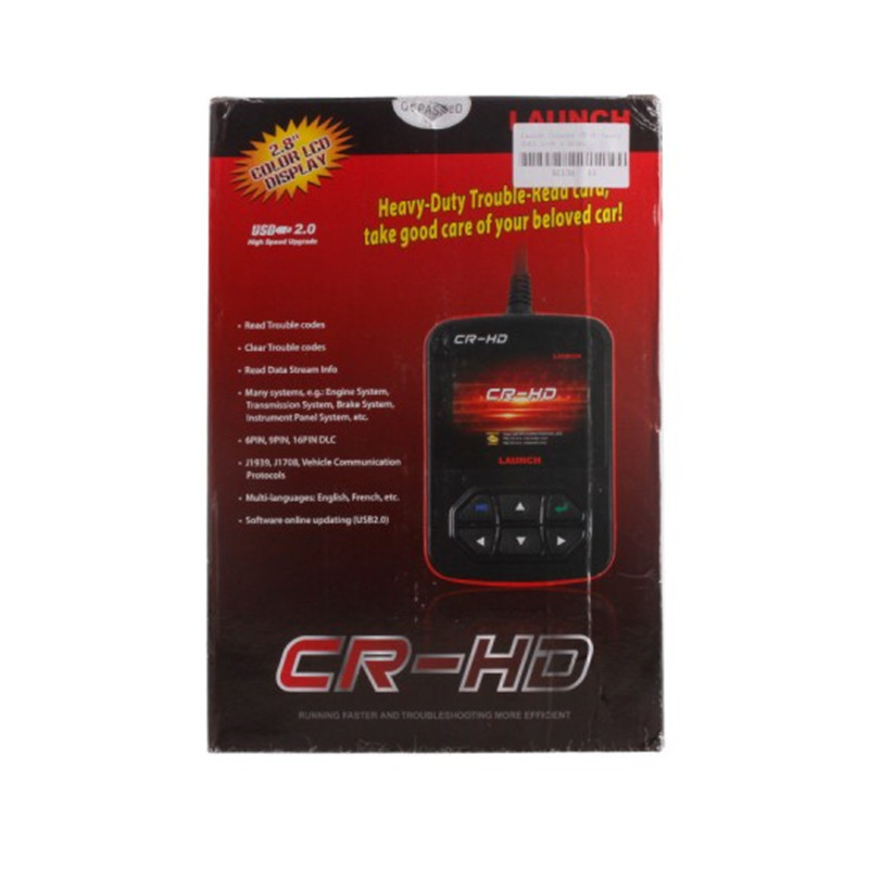 LAUNCH CR HD Scanner CReader HD Heavy Duty Truck Diagnostic Tool LAUNCH Heavy Duty Truck Scanner
