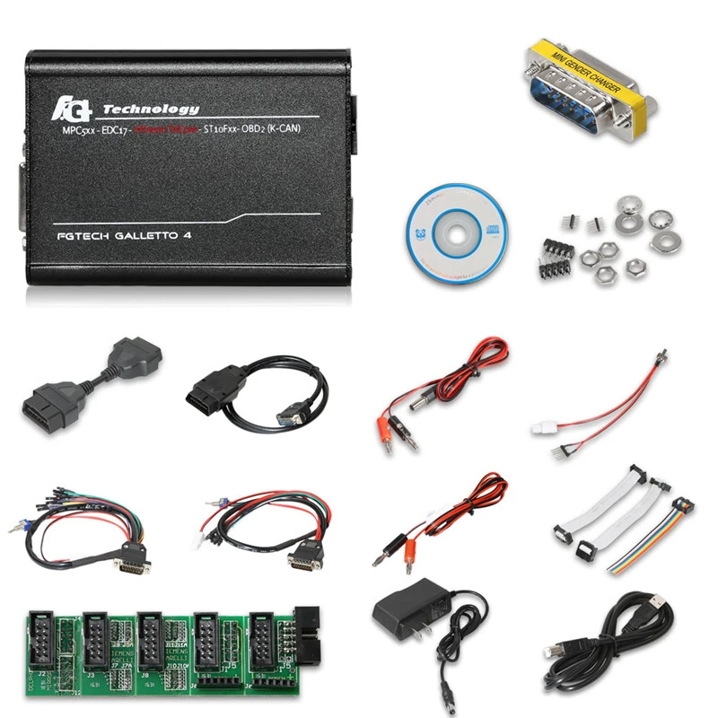 V54 FGTech Galletto 4 Master FGTECH 0475 BDM-Tricore-OBD Function ECU Programmer