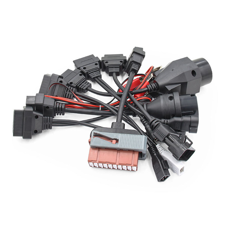 8pcs Full Set Car Cables Adapter OBD2 Converter for Autocom CDP TCS Pro Multidiag Pro+ Car Diagnostic Cables
