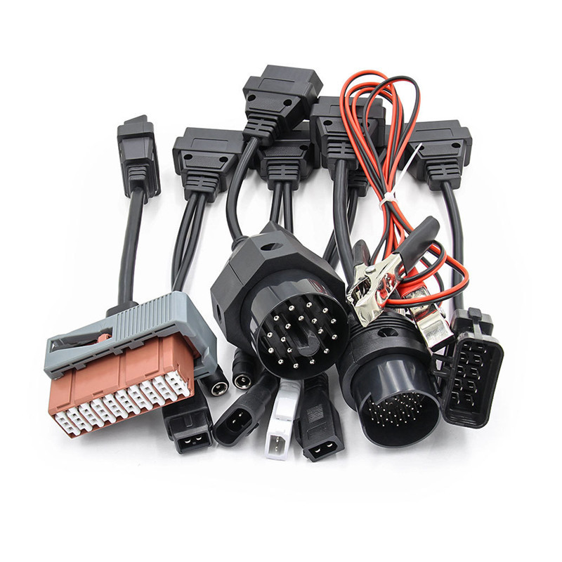 8pcs Full Set Car Cables Adapter OBD2 Converter for Autocom CDP TCS Pro Multidiag Pro+ Car Diagnostic Cables