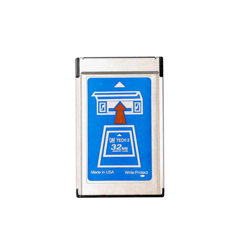 GM Tech2 GM Tech 2 32MB Card For GM OPEL SAAB ISUZU Holden SUZUKI 32 Pcmcia Memory Card With Latest Software