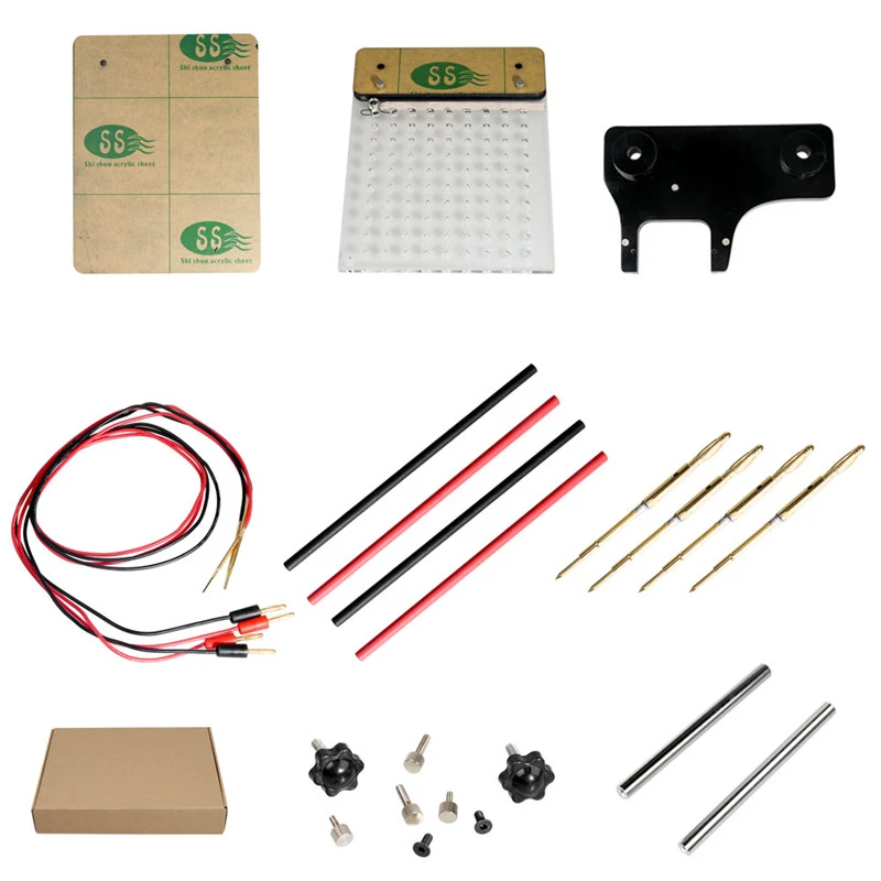 LED BDM Frame Assembly Tester with Mesh and 4 Probe Pens for FGTECH BDM100 KESS KTAG K-TAG ECU Programmer Tool