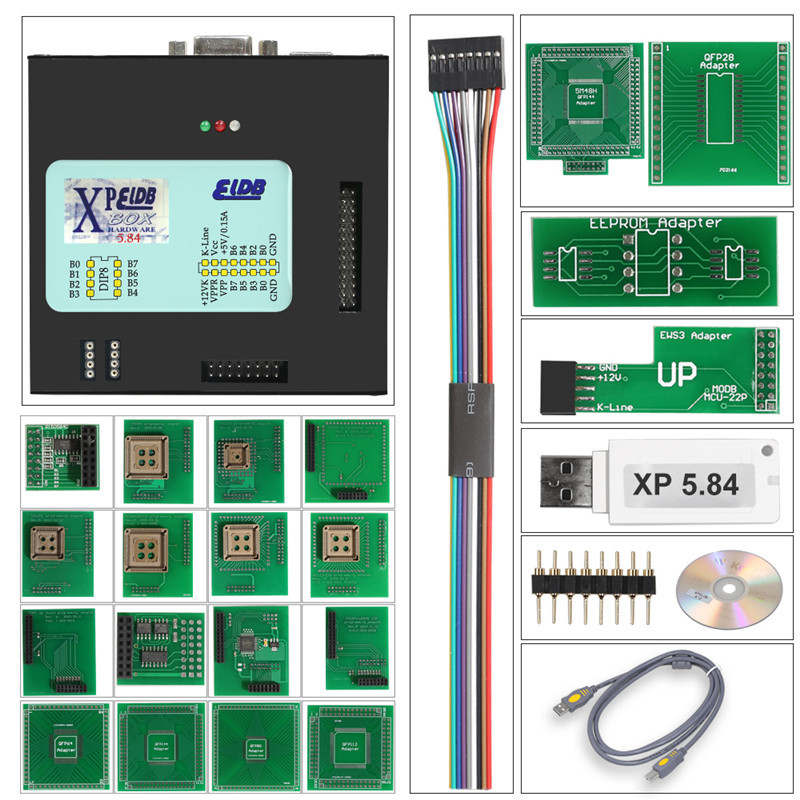XPROG-M V5.84 XPROG 5.84 Xprog Programmer X-PROG Box ECU Programmer with Software and USB Dongle