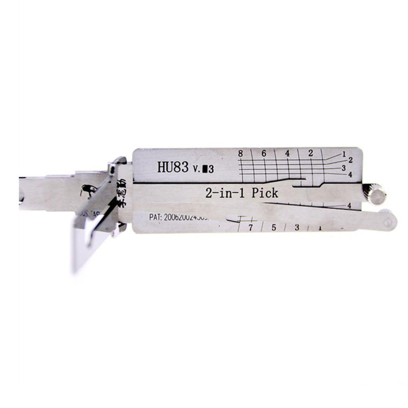 LISHI HU83 2 in 1 Auto Pick and Decoder Auto Locksmith Tool for Citroen and Peugeot Lishi Lock Pick Tool
