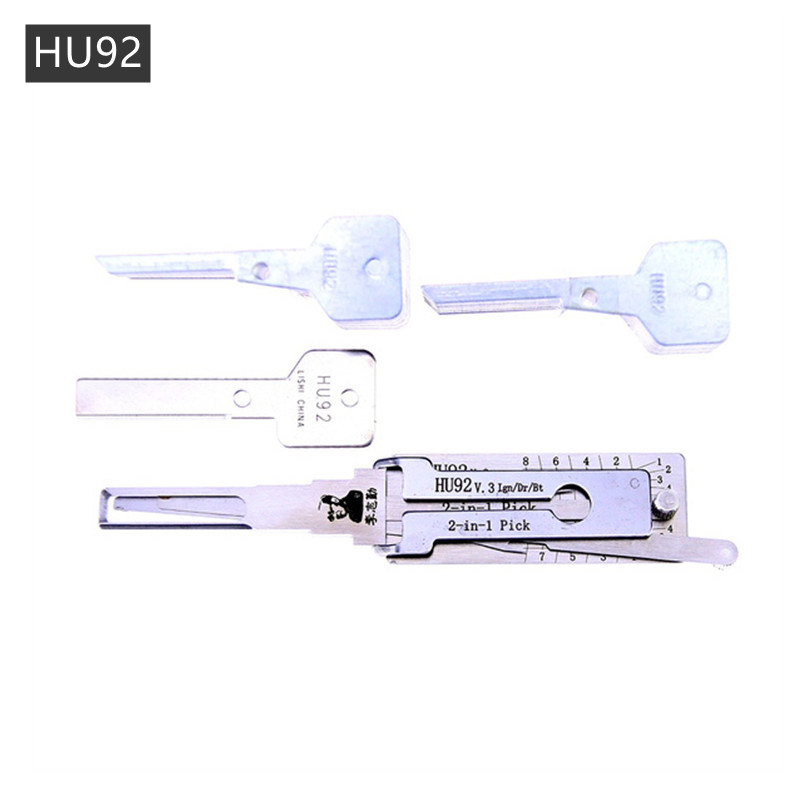 Lishi HU92 V.3 2-in-1 Pick and Decoder Tool for BMW Locksmith Tools Auto Lock Pick Set