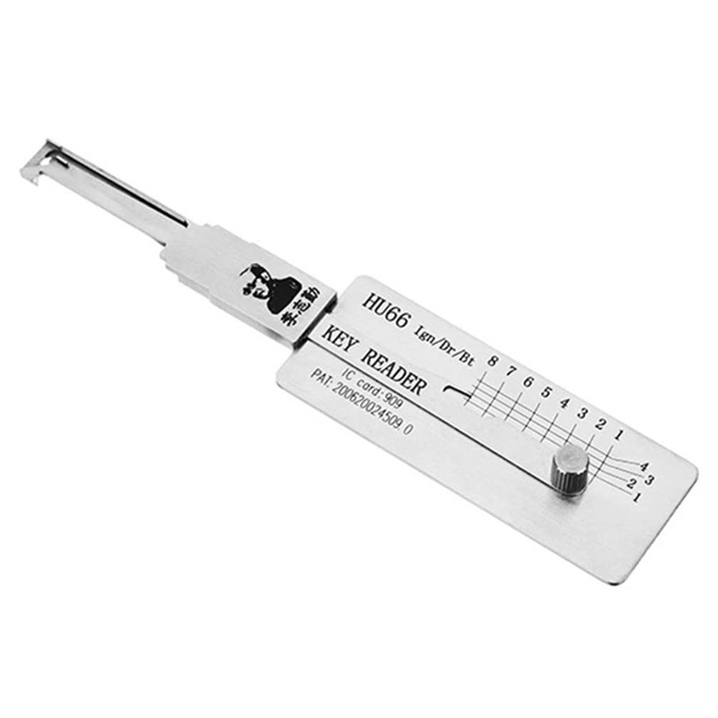 Lishi HU66 Decoder HU66 Key Reader HU66 Lock Pick Set Automotive Locksmith Tools