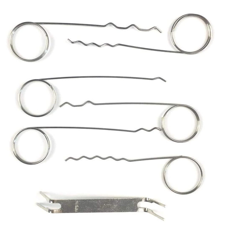 17pcs Double-end Rake Lock Pick Set Civil Lock Pick Tool Locksmith Tools