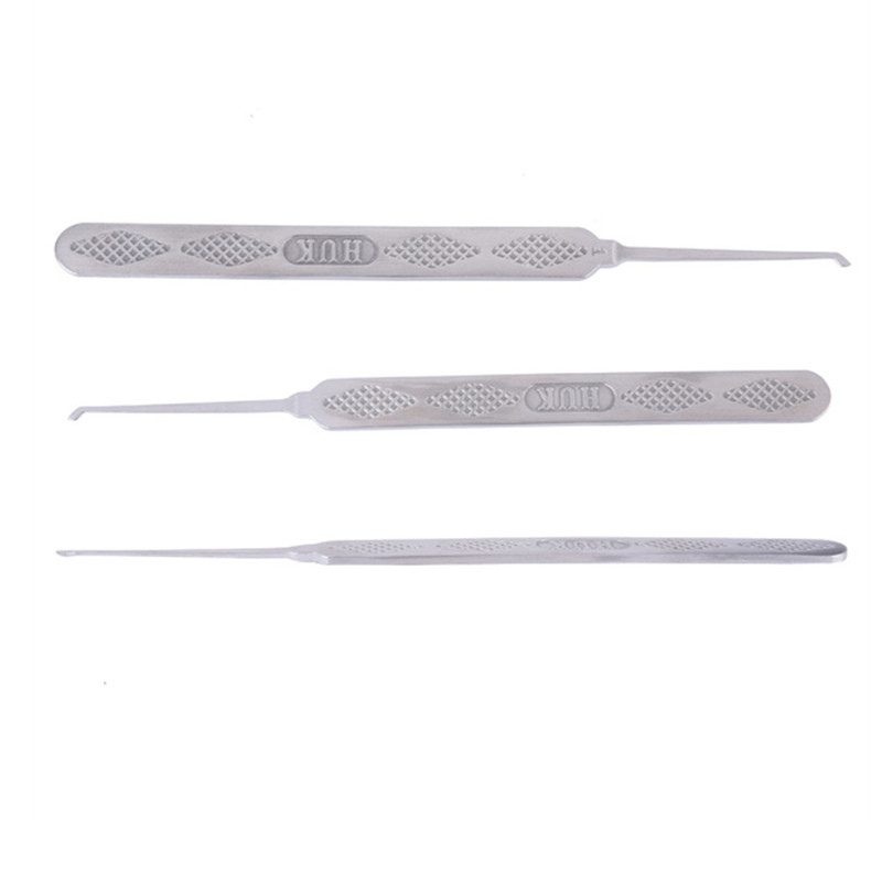 HUK 18 Piece Lock Pick Set Locksmith Tool Universal Hook Lock Pick Tools Stainless Steel