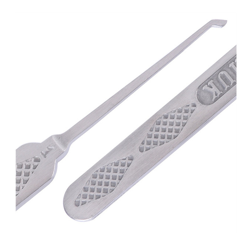 HUK 18 Piece Lock Pick Set Locksmith Tool Universal Hook Lock Pick Tools Stainless Steel