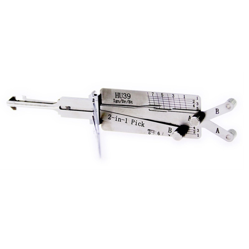 Lishi HU39 2 in 1 Lock pick and decoder tool Lock Pick Set Car Door Lock Opener tool Locksmith tools