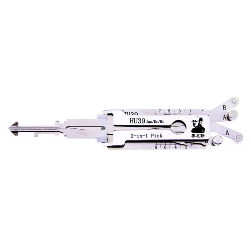 Lishi HU39 2 in 1 Lock pick and decoder tool Lock Pick Set Car Door Lock Opener tool Locksmith tools