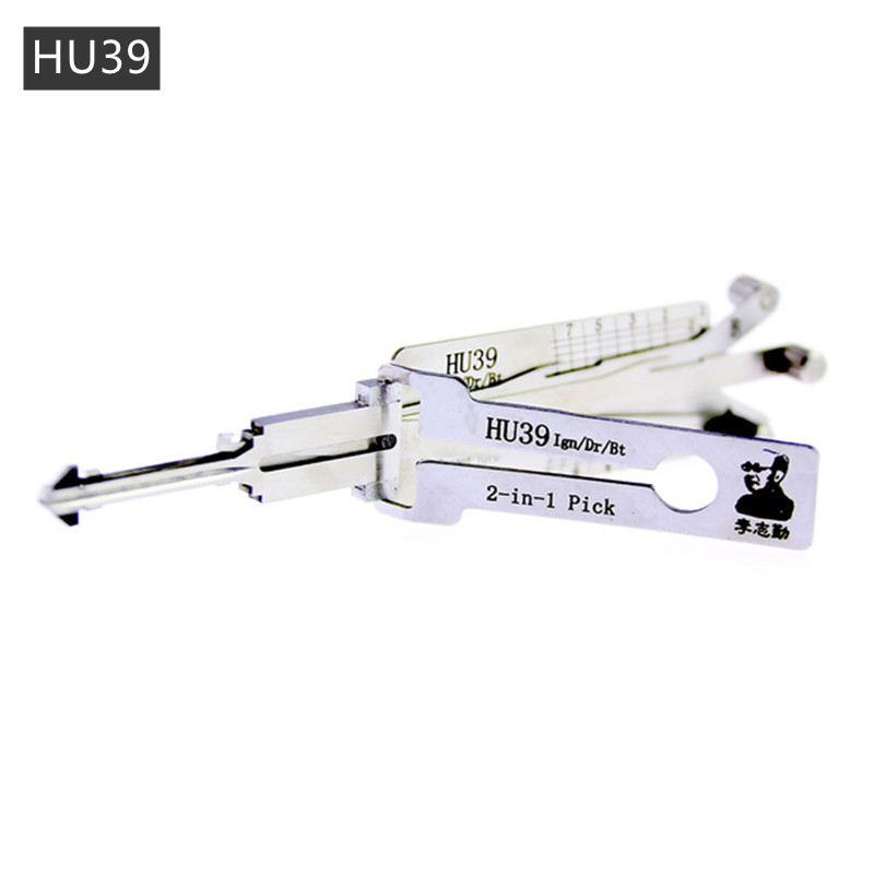 Lishi HU39 2 in 1 Lock pick and decoder tool Lock Pick Set Car Door Lock Opener tool Locksmith tools