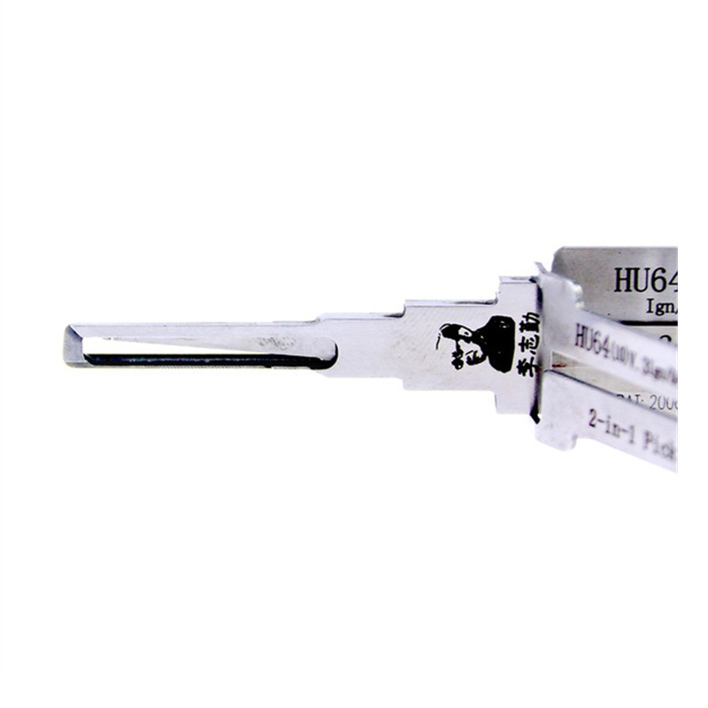 Lishi HU64 Mercedes Pick Decoder 2 in 1 Lockpick Locksmith Tools Door Lock Opener for Benz, Chrysler, Maybach, Lauren, Carlson