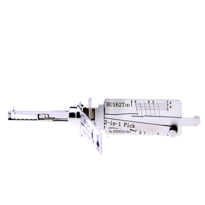Lishi HU162T(9) Decoder and Auto Pick 2 in 1 Lock Pick Tool for New VW/New Skoda 2016/9-Cut