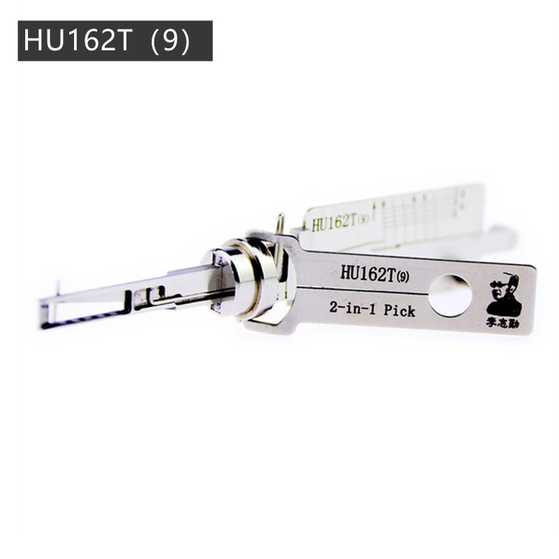 Lishi HU162T(9) Decoder and Auto Pick 2 in 1 Lock Pick Tool for New VW/New Skoda 2016/9-Cut