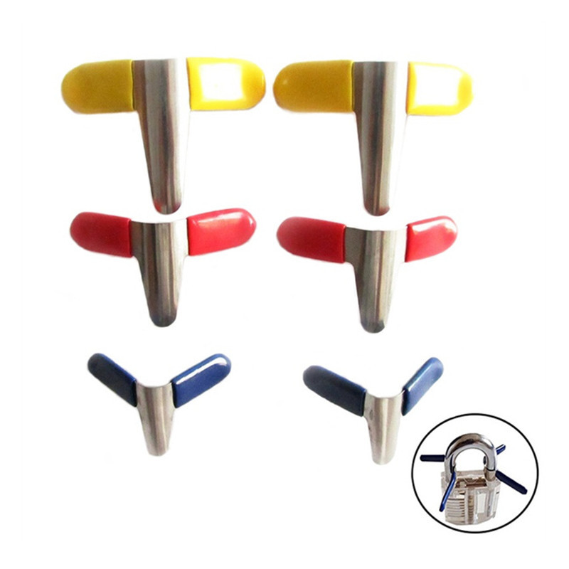Stainless Steel Lock Pick Set Hook Lock Picks and Lock Pick Gun with a Variety of Locksmith Tools