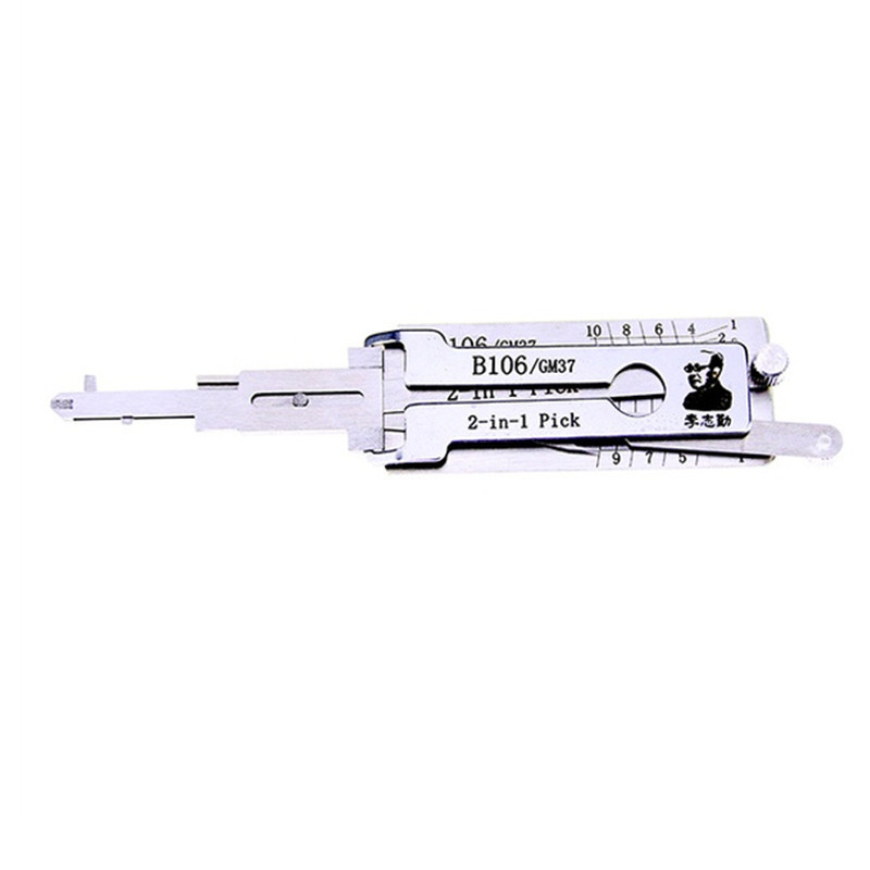 LISHI GM37 B106 2-in-1 Auto Pick and Decoder Lock Pick Set For GMC Buick HUMMER Locksmith Tools