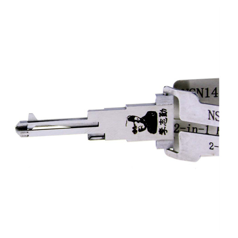 LISHI NSN14 V.2 2 In 1 Lock Pick Decoder Tools For Japan Car Lock Pick Set Auto Locksmith Tool