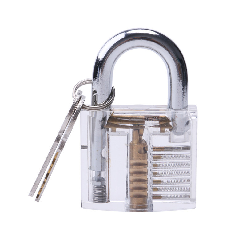 Lock Pick Gun Lock Pick Set Locksmith Tools with Transparent Practice Locks Broken Key Extractor Lock Pick Tool