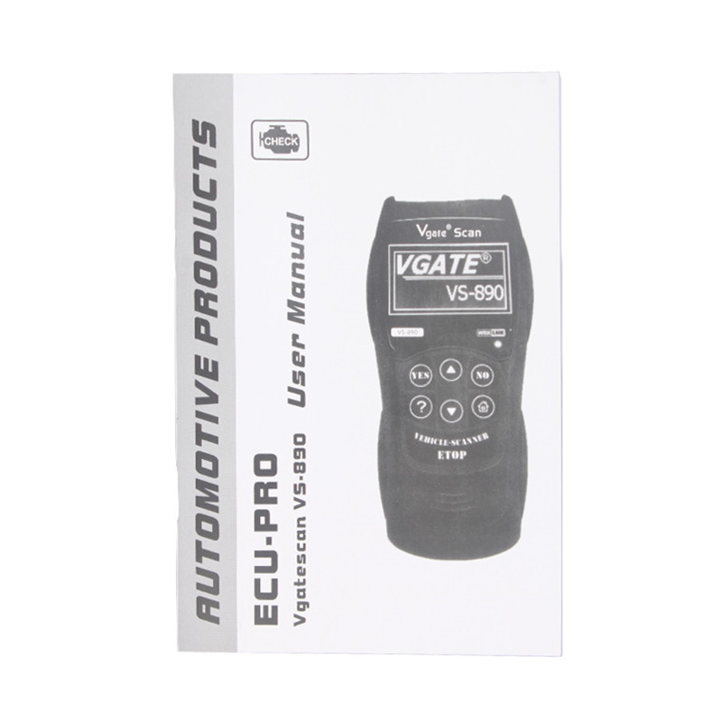 Vgate Maxiscan VS890 OBD2 Scanner Auto Code Readers Car Diagnostic Scan Tool Multi-Language