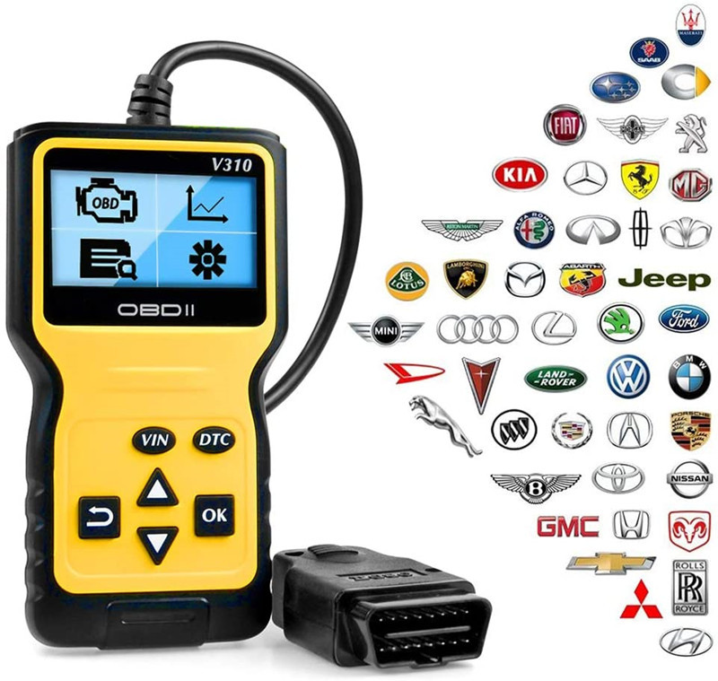 V310 Code Reader OBDII OBD2 Scanner Car Diagnostic Tool Automotive Scanner
