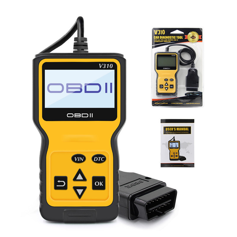 V310 Code Reader OBDII OBD2 Scanner Car Diagnostic Tool Automotive Scanner