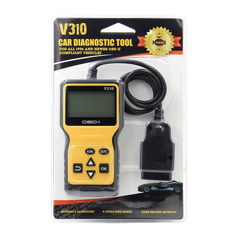 V310 Code Reader OBDII OBD2 Scanner Car Diagnostic Tool Automotive Scanner