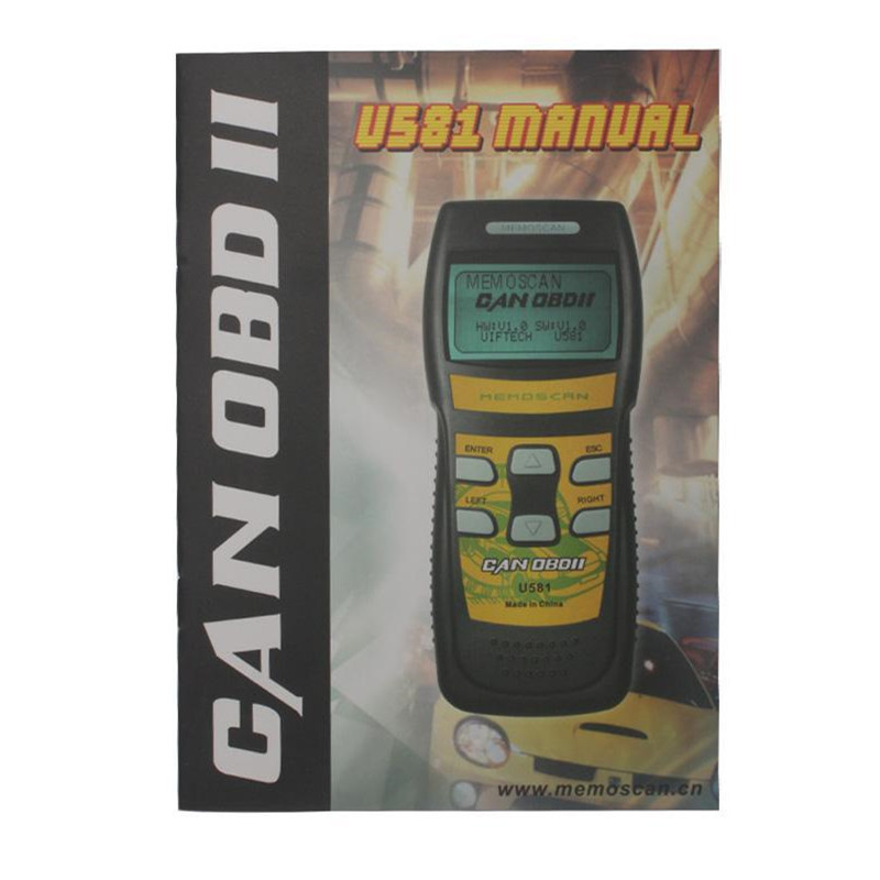 U581 OBD Scanner U581 CAN BUS OBD2 Code Reader Scanner Car Engine Diagnostic Scan Tool