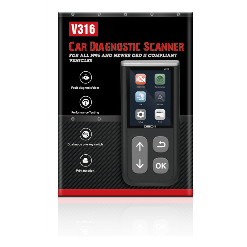 V316 OBD2 Scanner OBDII Code Reader Bluetooth Engine Fault Code Reader Scanner