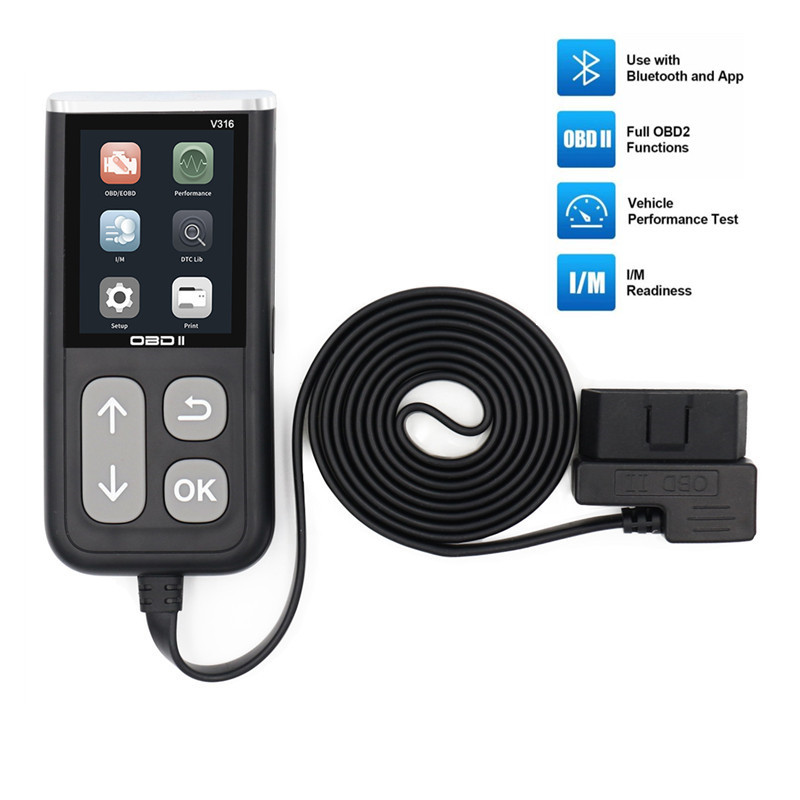 V316 OBD2 Scanner OBDII Code Reader Bluetooth Engine Fault Code Reader Scanner