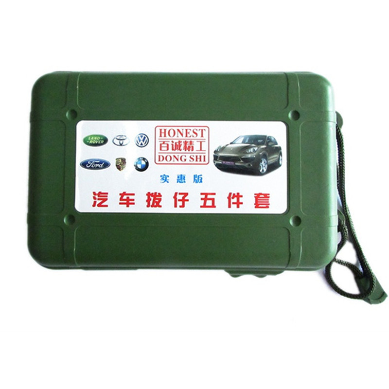 5pcs Unlocking Lock Pick Set Improved Padlock Picks Car Lock Opener Auto Locksmith Tool