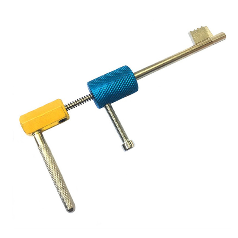 2pcs Disc Detainer Locksmith Tools Lock Picks Set Padlock Tool with Civil Lock Quick Forced Open Lock Picks Tools