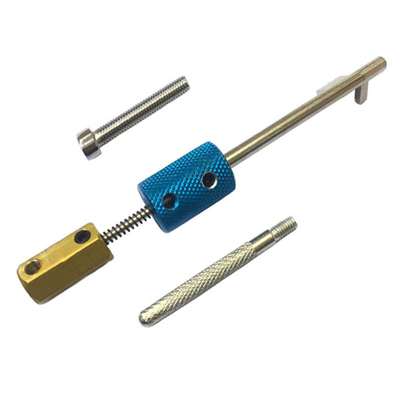 2pcs Disc Detainer Locksmith Tools Lock Picks Set Padlock Tool with Civil Lock Quick Forced Open Lock Picks Tools